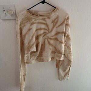Reformation Tie-Dye Cropped Sweatshirt